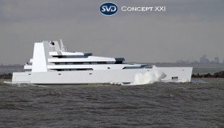 View large version of image: Yacht concept XXI unveiled by SVDesign