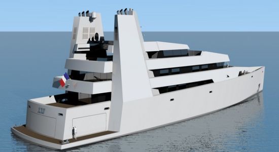 Silvain Viau Design (SV Design) XXI concept yacht